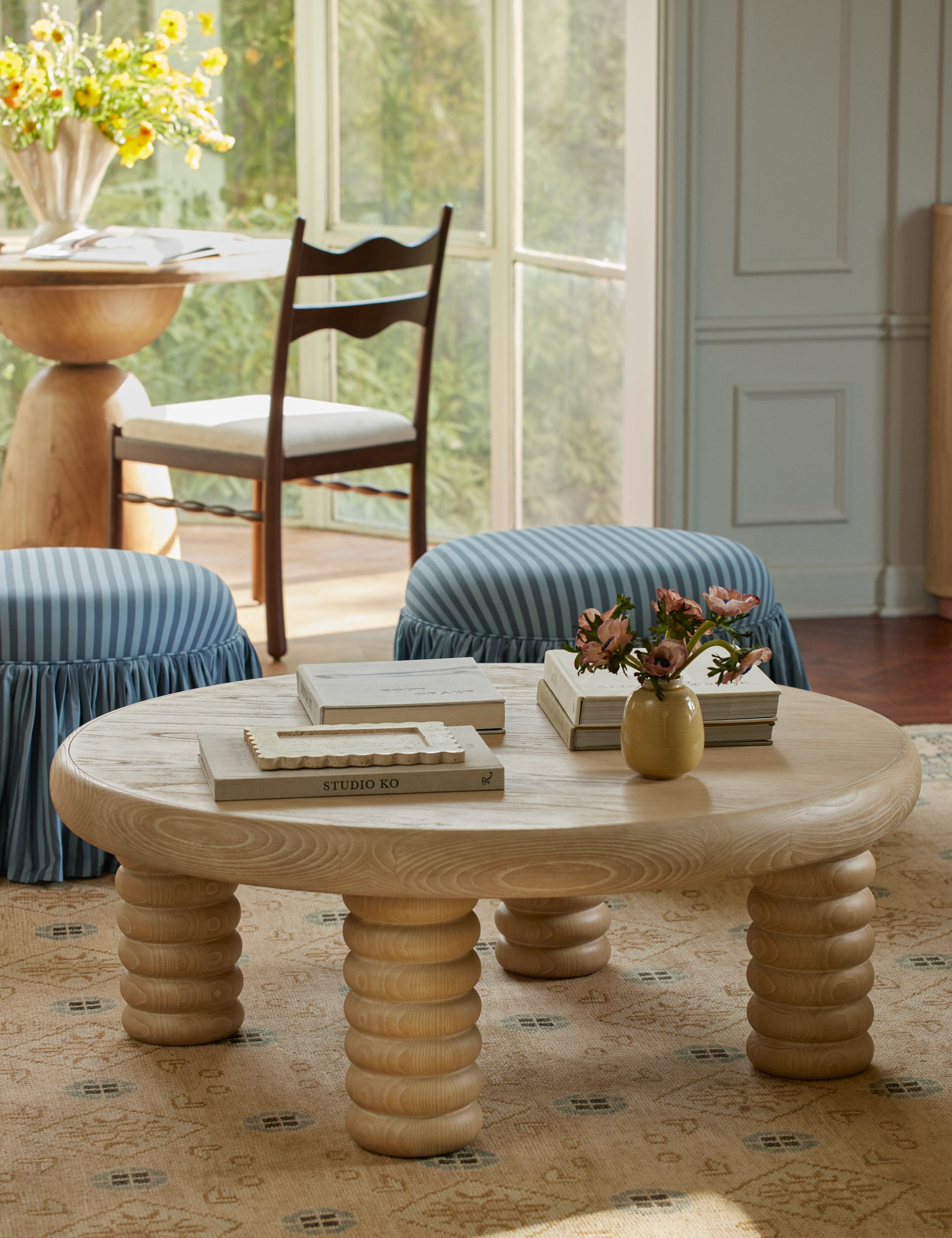 Decorative pieces arranged for everyday interiors